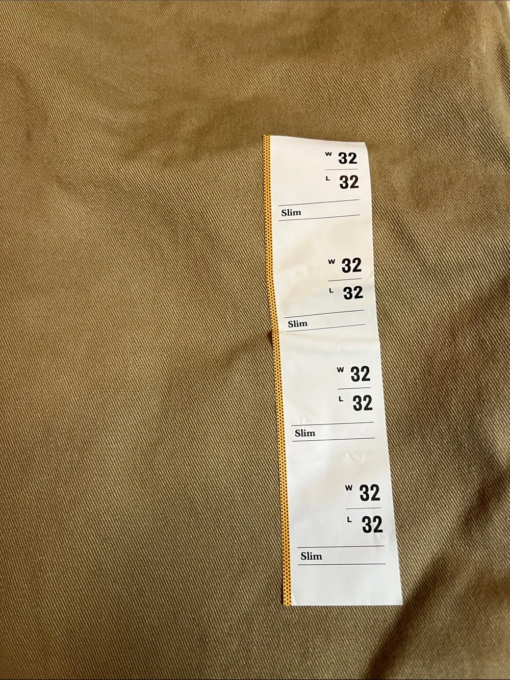 Goodfellow & Co Olive-Tan Chino Pants 32x32 slim chino